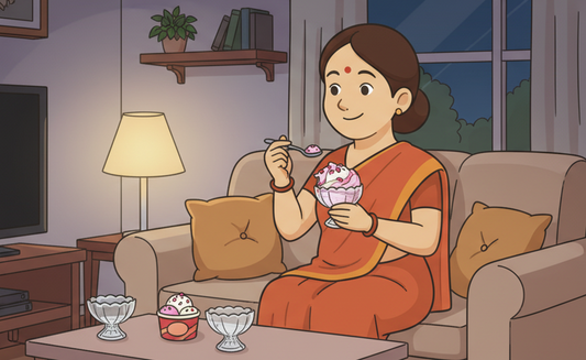 Ice Cream Cups Dishes for Desserts, Milkshake,Fruit and Pudding Serving Bowls, Perfect for Home, Restaurants and Parties(Lotus Cups- A, Set of 6)