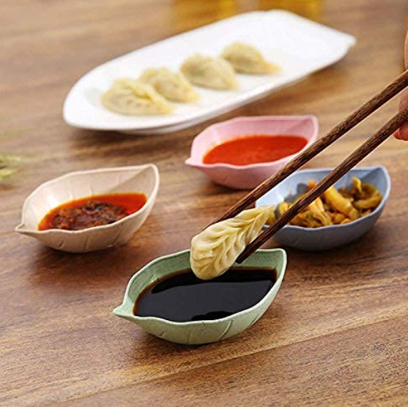 Leaf Chutney Plate - Pack of 6