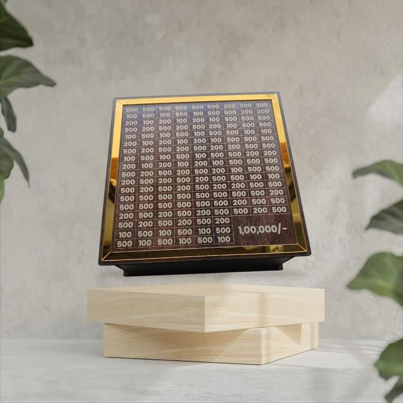 Wooden Savings Piggy Bank