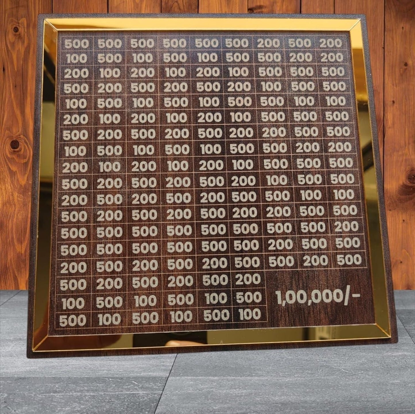 Wooden Savings Piggy Bank