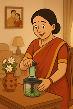 Push Chopper – Maa Ka Magic, Sabzi Ready in Seconds!