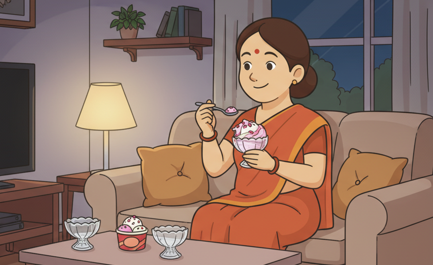 Ice Cream Cups Dishes for Desserts, Milkshake,Fruit and Pudding Serving Bowls, Perfect for Home, Restaurants and Parties(Lotus Cups- A, Set of 6)