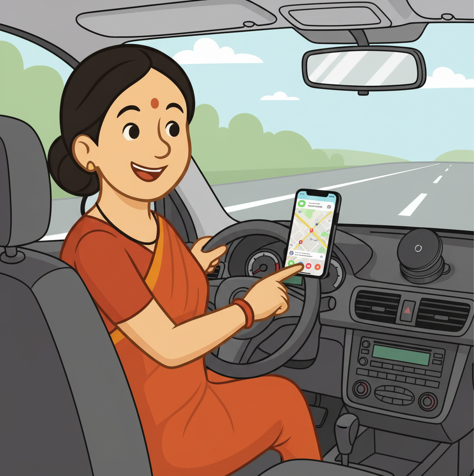 Magnetic Suction Phone Holder – Maa Ka Smart Kitchen Buddy!