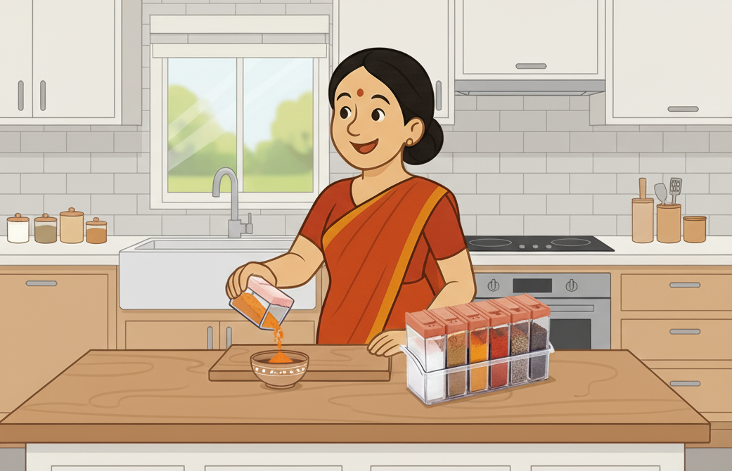 Spice Storage Set- 6 in 1