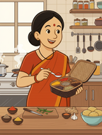 Masala Rangoli Box Dabba for keeping Spices