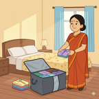 Maa Banati Hai Neat Homes – Quilted Storage Bag