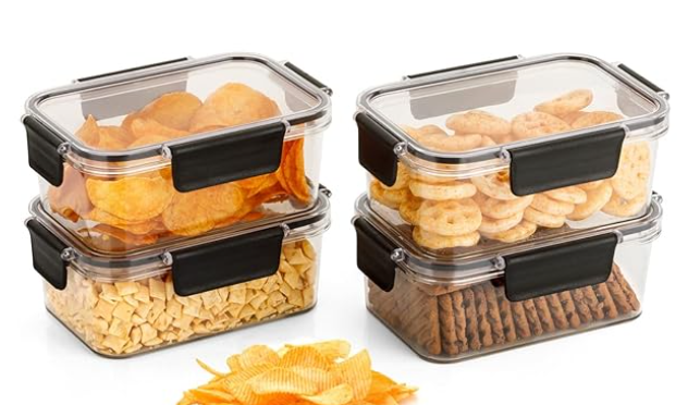 Plastic Container 300ml - Set of 2