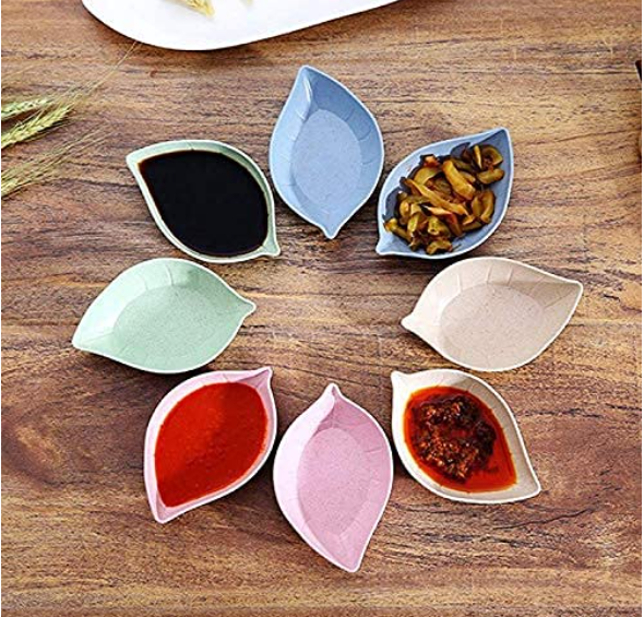 Leaf Chutney Plate - Pack of 6