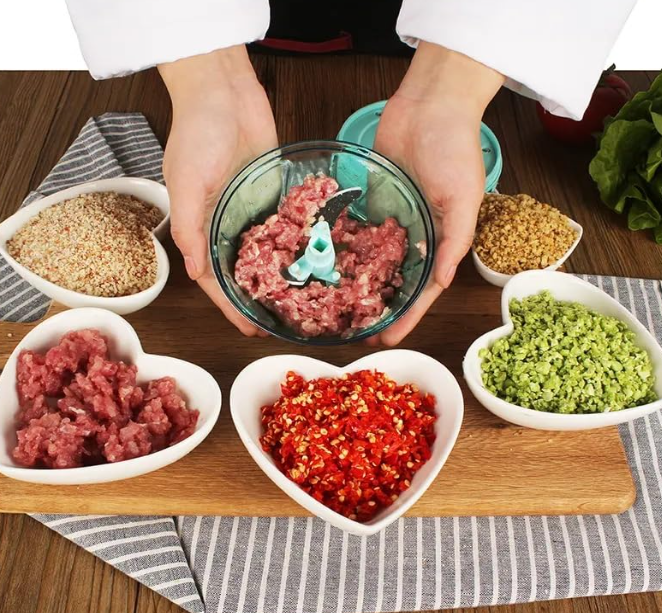 String Operated Pull Chopper – Maa Ka Quick Kitchen Helper!