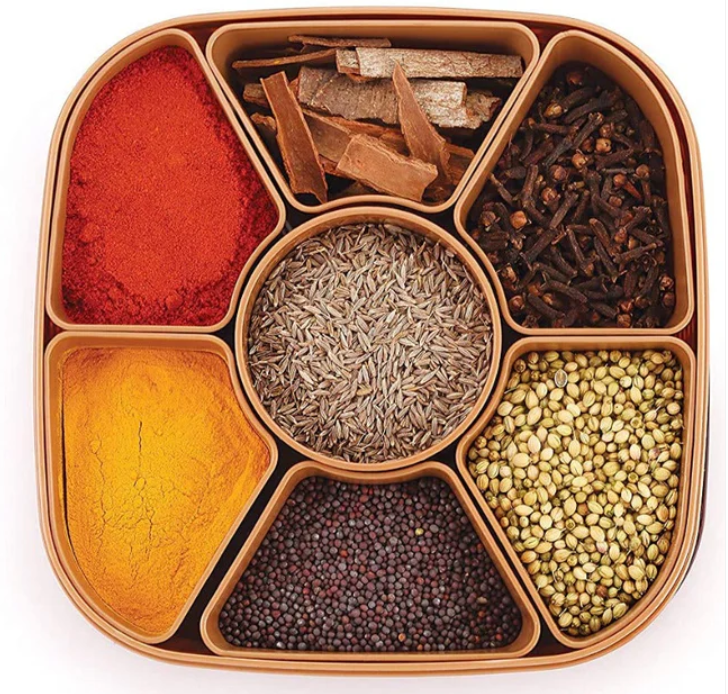 Masala Rangoli Box Dabba for keeping Spices