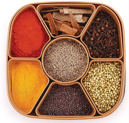 Masala Rangoli Box Dabba for keeping Spices
