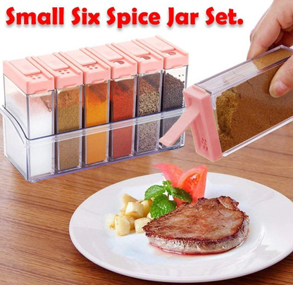 Plastic Spice Jars (Pack of 6)