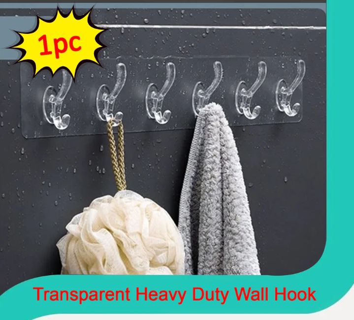 Bin Kile, Maa Ki Samajhdari – Transparent Wall Hook