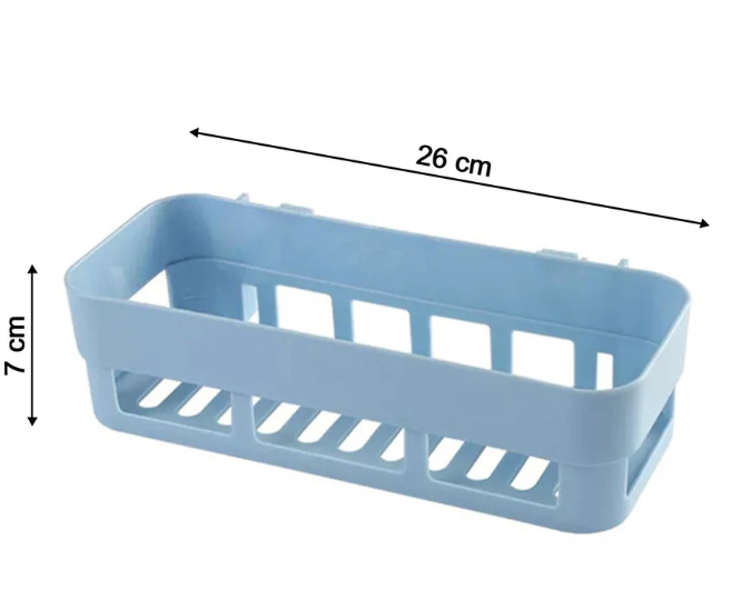 ABS Shower Corner Basket Shelf Rack with Wall Mounted Suction Cup for Bathroom Kitchen