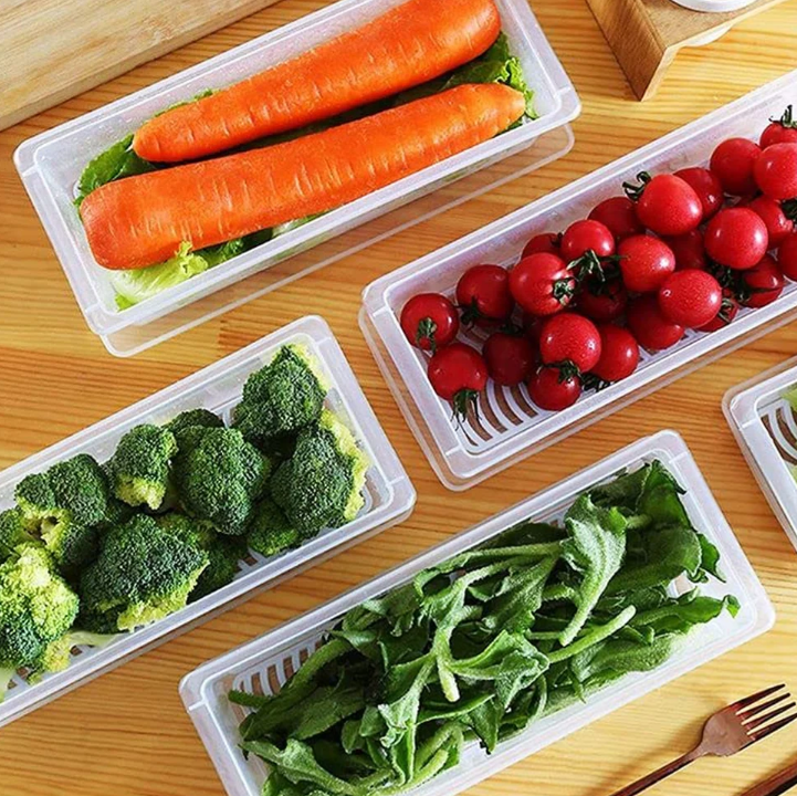 Vegetables & Fruits Freezer Storage Container (PACK OF 6PC 1500ML)