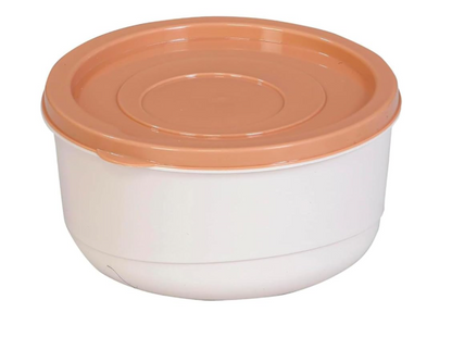 Premium Plastic Round Storage Containers – Set of 5 | Airtight, Stackable & Multipurpose Kitchen Organizer