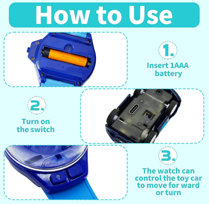 F10 Mini Remote Control Car Watch Toy